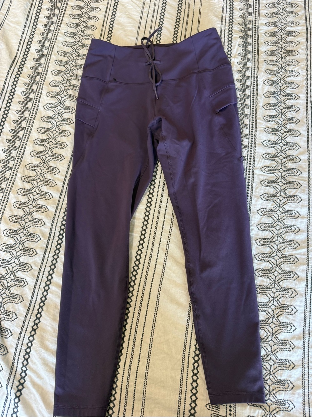 Spyder Purple Sports leggings- L/G and spyder black capri leggings L/G
